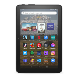 Nuevo tablet Fire HD 8, con pantalla HD de 8 pulgadas, 32 GB de almacenamiento y procesador un 30 % más rápido, diseñado para el entretenimiento (mode precio