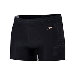 Speedo Inserto De Malla Pantalón De Baño (Aquashort), Hombre, Negro Carbón USA, 38 (ES 95 CM) características