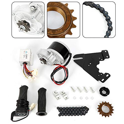 LARIAU Kit de Motor de Bicicleta eléctrica de 24V/48V 250W/350W/1000W, Kit de conversión de Bicicleta eléctrica con Controlador de Motor para 16\