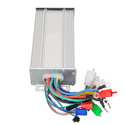 LARIAU Controlador de Motor sin escobillas para Bicicleta eléctrica, Universal 15 Tubos 48V/60V 1000W Modos duales Kit de reparación de conversión de 