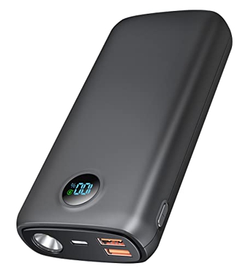 Power Bank 27000mAh, Debopo PD20W SCP22.5W Bateria Externa USB C(Input&Output) Carga Rapida, Cargador Portatil con Pantalla LCD y 3 Outputs para iPhon