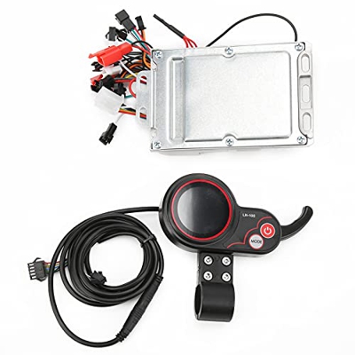Controlador de motor sin escobillas, bicicleta eléctrica 34V/48V 500W Controlador de velocidad Aleación de aluminio con panel de control de pantalla L