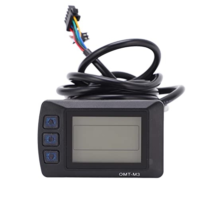 Pantalla LCD de bicicleta eléctrica, 36V 48V Panel de control de pantalla de información múltiple a prueba de agua OMT M36 Bicicleta eléctrica Pantall