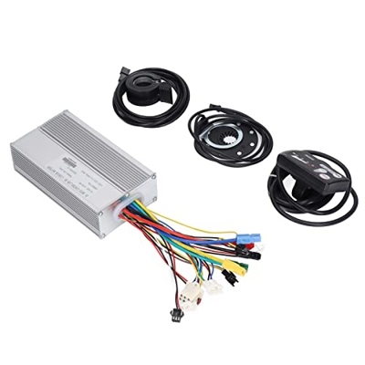 LARIAU Kit de modificación de Bicicleta eléctrica, DC 36V 48V Kit de conversión de Bicicleta eléctrica de bajo Nivel de Entrada para vehículo eléctric