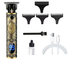 LAZY COOK Máquina de Cortar Pelo Profesional,Cortapelos inalámbrico Hombre, Cortapelos inalámbrico Hombre Cortador de Pelo Recargable con Hoja T,Recor en oferta