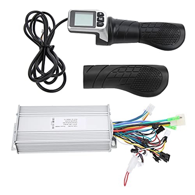 LARIAU Controlador sin escobillas de Motor de Scooter eléctrico 36V / 48V 1000W Caja de Control de Motor con LCD Medio Giro Acelerador Accesorios de m