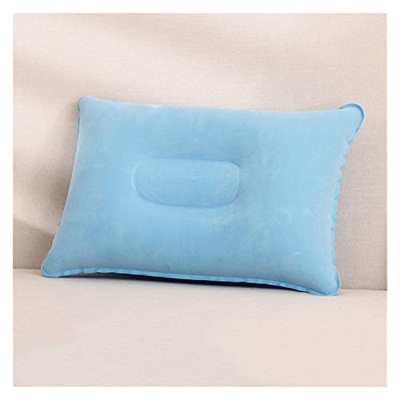 BOOJAS Almohada de aire al aire libre Ultraligero PVC inflable dormir cojín camping senderismo playa coche avión almohada portátil Camp Gear