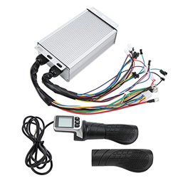 Controlador de motor sin escobillas de 36V / 48V 1500W con pantalla LCD Juego de acelerador de medio giro para scooter eléctrico Bicicleta eléctrica A precio
