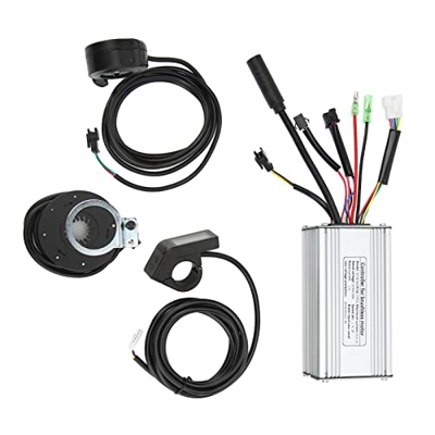LARIAU Kit de Controlador de Motor sin escobillas de 36V 48V 500W, Buena disipación de Calor Kit de Controlador de 36V 48V Diseño ranurado Protección 