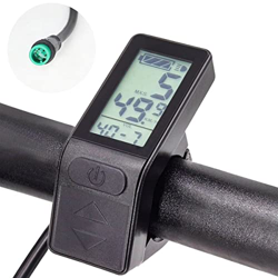 Ebike Pantalla LCD Mini medidor Panel de control KT-LCD4 Ciclismo Pantalla Tacómetro Bord Computadora Compatible 24V 36V 48V 52V Controlador KT Bicicl en oferta