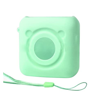 NUNUN Funda de Silicona Suave Compatible con la Impresora térmica PeriPage A6 con Correa Funda Protectora Impermeable Antipolvo a Prueba de Golpes y a