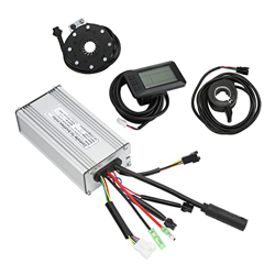 LARIAU Controlador de Motor de Bicicleta eléctrica, Vista de Fecha Clara, Buena disipación de Calor, Kit práctico de conversión de Bicicleta Sensible  características