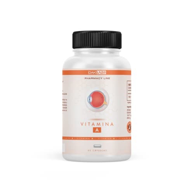 Vitamina A Pura | 3200ug por dosis diaria | Fortalece el sistema inmunitario | Protege la salud ocular | Mejora la calidad de la visión | Máxima poten