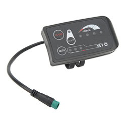 AMONIDA Medidor de Pantalla LED de Bicicleta eléCtrica, Pantalla de Bicicleta eléCtrica de FáCil InstalacióN, Enchufe Macho de 5P, ABS PortáTil de 22, precio