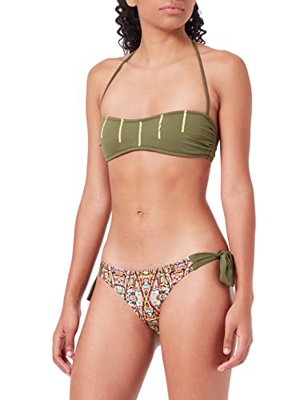 Arena Negra Taipán Conjuntos de Bikini, Multicolor (Estampado Serpiente 182), 36 (Tamaño del Fabricante:S) para Mujer