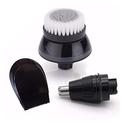 ALMVIS Cepillo de limpieza de cara + Trimmer Sideburn + Cabeza de recortador de la nariz S5420 S5050 RQ1150 RQ1050 Serie 5000 9000 RQ32 RQ1250 RQ1060 