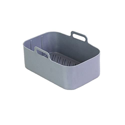 KAMAY Bandeja de Cesta de Freidora de Aire de Silicona Accesorio de de InsercióN de Bandeja para Hornear Fritos Cesta Doble para Ninja DZ201 Foodi 8 Q precio