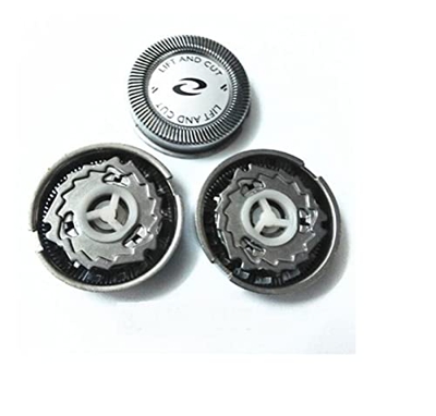 ALMVIS 3pcs Razor Blade Shaver Head Reemplazo de afeitadora Afeitadora Ajuste for Norelco HQ6900 HQ6940 HQ6868 HQ6854 HQ6990 HQ6874 Apto for Philips A