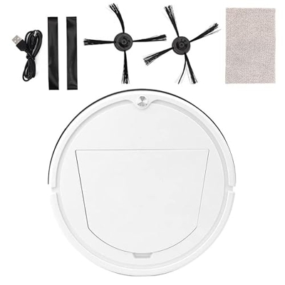 KDDFN Aspiradoras y escobas eléctricas Robot Aspirador Inteligente for el hogar, aspiradora de Carga Multifuncional, barredora automática, eliminación