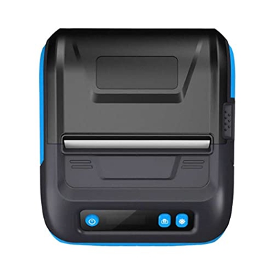 BAPYZ 3 Pulgadas Bluetooth Bluetooth Termal Recibo de recibo Etiqueta de Etiqueta Portable Bill envío Impresora de Etiqueta de factura (Color : Black,