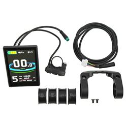 Medidor de pantalla de bicicleta, kit de controlador de bicicleta eléctrica de 24 V 36 V 48 V con kit de conversión de conector a prueba de agua Panta características