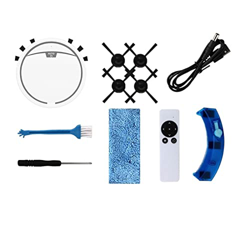 Aspiradoras y escobas eléctricas Robot aspirador 2800Pa, fregona aspiradora en seco y húmedo con tanque de agua, máquina limpiadora de alfombras intel características