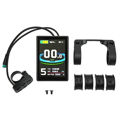 Medidor de pantalla de bicicleta, kit de controlador de bicicleta eléctrica de 24 V 36 V 48 V con kit de conversión de conector a prueba de agua Panta