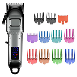 Cortapelos para Hombres, cortadora de Cabello Ajustable con Pantalla Digital, cortadora de Cabello eléctrica Fuerte, cortadora de Cabello inalámbrica, precio