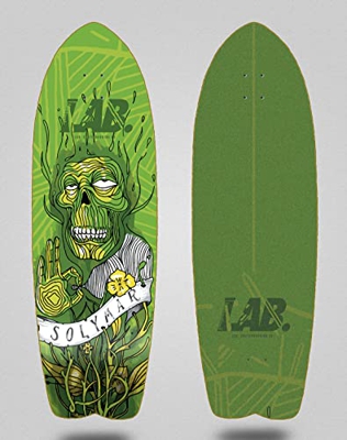 Lab monopatin Skate Skateboard surfskate Deck Tabla Sol y mar 29¨ Fish