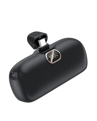 Mini Power Bank 5000mAh Carga Rapida 20W Cargador Portátil Movil Batería Externa USB C Powerbank Compacto Compatible con Xiaomi Samsung Vivo Oneplus