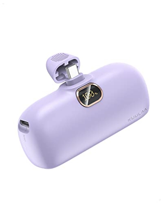 Mini Power Bank 5000mAh Carga Rapida 20W Cargador Portátil Movil Batería Externa USB C Powerbank Compacto Compatible con Xiaomi Samsung Vivo Oneplus