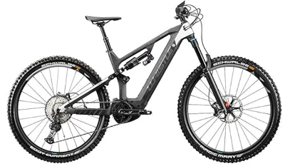 Nueva E-Bike 2021 MTB Full Carbon WHISTLE B-RUSH C9.1 12V tamaño 48 color negro/gris