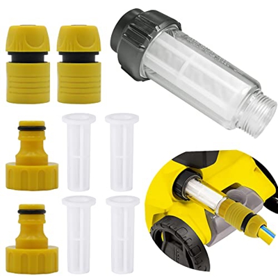 Filtros de Agua para Kärcher Filtro de Agua Hidrolimpiadora Filtro de Agua para Lavadora a Presión para Todos los Limpiadores de Alta Presión con Cone