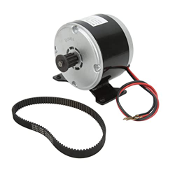 RiToEasysports Motor Cepillado para Patinete Eléctrico de 24V Y 300W, Motor Cepillado de Alta Velocidad con Correa Síncrona de Goma 535 para Patinete  precio