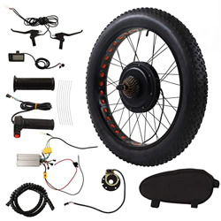 Kit de Motor de Buje de Rueda Trasera de Bicicleta Eléctrica de 1500 W Y 48 V, Kit de Conversión de Bicicleta Eléctrica Impermeable con Pantalla de Co precio