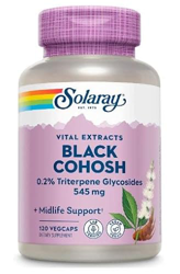 Cimicífuga Black Cohosh Root & Extract 545mg - 120 Capsulas Vegetales - Suplemento de Apoyo a la Salud y la Menopausia - Sin OGM - Apto para Veganos y precio
