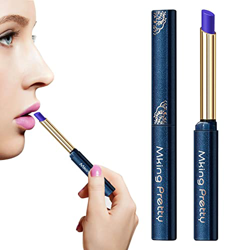 QINGHUAI Lápiz Labial Que Cambia de Color - Blue Enchantress Lipstick Cambio de Temperatura mágica,Lápiz Labial mágico Que Cambia la Temperatura, báls características