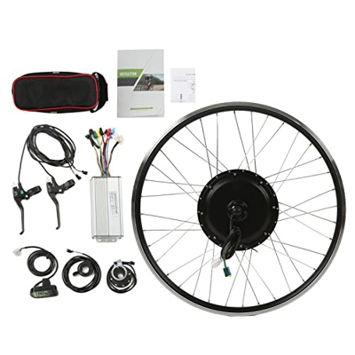 Kit de Motor de Cubo de Rueda Trasera de Bicicleta Eléctrica de 48V Y 1000W, Kit de Conversión de Bicicleta Eléctrica con Controlador de Pantalla, Man