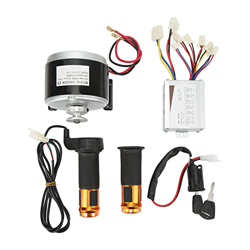 RiToEasysports Kit de Conversión de Motor de Bicicleta Eléctrica de 24V Y 300W, Incluye Controlador de Motor, Cerradura de Puerta Eléctrica con Agarre precio