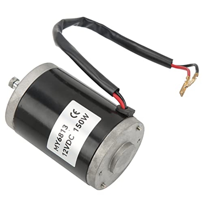 Dilwe Motor Cepillado para Bicicleta Eléctrica, Motor Cepillado de Alta Velocidad Eléctrico de Aluminio de 12 V Y 150 W, bajo Calor para Scooter Eléct