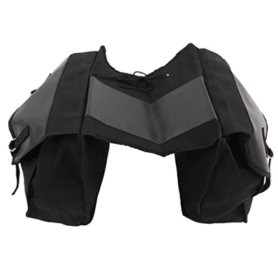 AMONIDA Bolsa de Asiento Trasero de Bicicleta Resistente a la Suciedad de Gran Capacidad Bolsa de Asiento Trasero de Bicicleta Confiable Negro