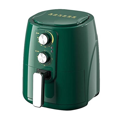 Freidora de aire multifuncional para el hogar, freidora eléctrica con perilla doble, fabricante de chips de horno eléctrico completamente automático, 