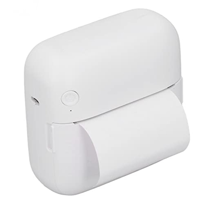 Omabeta Impresora térmica, impresora fotográfica con función de carga micro USB para el hogar