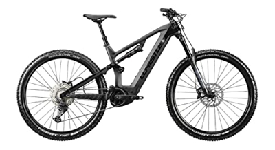 Nueva E-Bike 2022 MTB Full Carbon WHISTLE B-RUSH C4.2 tamaño 44 color negro/negro brillante