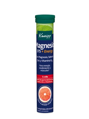 Kneipp Magnesium 375 + Energy 15Cpr efervescentes