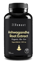 Zenement | Extracto de Raíz de Ashwagandha ECO, KSM-66 Vegano | 550 mg x 120 Cápsulas | Equilibrio físico y emocional | Vegano, 100% Ingredientes Natu precio