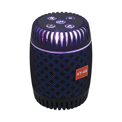 Hailmkont #dd84B4 LED luz colorida inalámbrica 50 Bluetooth altavoz mini altavoz dual subwoofer alto volumen sonido HiFi 32G extendido stor, Azul oscu precio