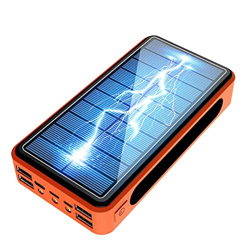 Banco de energía Solar inalámbrico de 50000 mAh Batería Externa Banco de energía portátil 4USB Viaje Conveniente para iPhone Samsung Huawei Xiaomi Nar precio