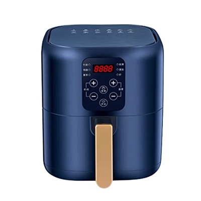 LVLUOKJ Freidora sin Aceite 6.8 L, Freidora Aire Caliente con Many Recetas, 6 Programas, Pantalla Táctil, Cesta Antiadherente, Temporizador, 1400W, Co