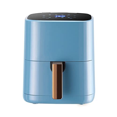 LVLUOKJ Sin Aceite (1400W) con 8 Programas Y Panel Táctil. Freidora de Aire 4l (hasta 230℃) para 4-5 Personas, Fácil de Limpiar Y con App de Recetas.B
